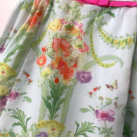 Ted Baker Floral Toddler Cap Sleeve Dress Size 18-24 Months - Picture 7 of 16